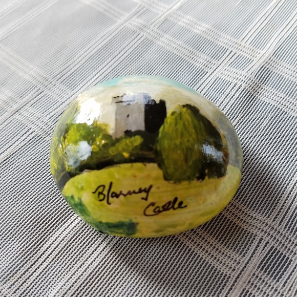 Blarney Castle Painted Blarney Stone Paperweight - Picture 2 of 3